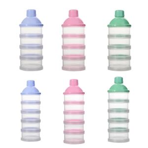 4 Layer/5 Layer Baby Container Milk Powder Storage Bottle Dispenser Travel Essential Portable Easy Carry