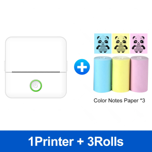 Mini Printer Thermal Printer Label Maker Portable Mini Wireless Inkless Printer Small Pocket Printer For Pictures Photos