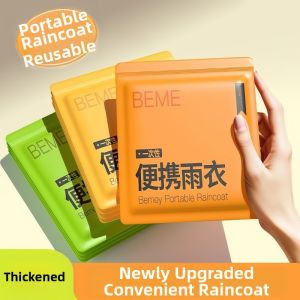 Disposable Foldable Raincoat for Outdoor Long Protection
