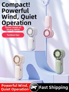 Portable Mini Handheld Fan Powerful Cooling Small Size USB Fan 2024 New Design Strong Wind Special for Summer Heat Relief
