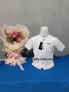 KEMEJA KOKO ANAK SULTAN EMBOS TERBARU 1-12 TAHUN TANGAN PENDEK