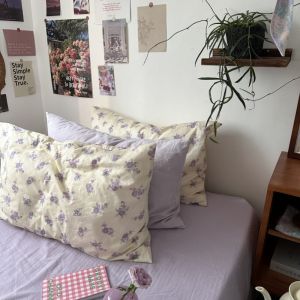 Korean Style Retro Floral Cotton Pillowcase: A Perfect Choice for Your Dorm