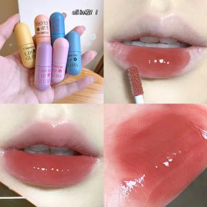Cappuvini Capsule Mirror Gloss Lip Glaze Velvet Matte Long-lasting Moisturizing Non-stick Cup Beauty Decoration Lipstick