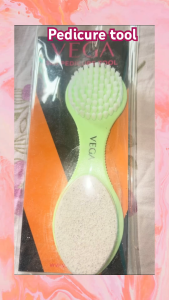 Vega 3 in 1 Pedicure Tool- Foot Scrubber| Foot Care| Multi Purpose Pedicure & Manicure Tool