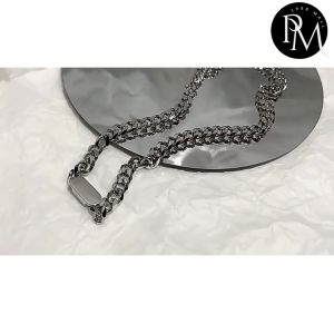 PM1988⚡พร้อมส่ง💯สร้อยคอผู้ชาย สร้อยคอไทเทเนียม สไตล์ฮิปฮอป เกาหลี สําหรับผู้ชายและผู้หญิง สร้อยคอเท่ห์ๆ สร้อยขอมือ สร้อยคอ