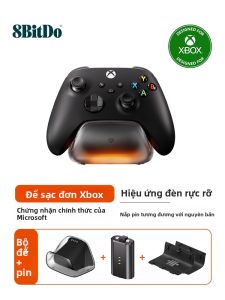 8BitDo | Official Xbox One Series X/S Single Gamepad Charging Dock Large Capacity Battery with Magnetic Connection
