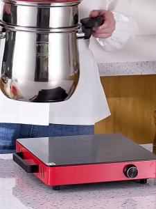 Stainless Steel Stockpot With Glass Cover Large-Belly Slow Pot Porridge And Soup Cooker Non-Stick Soup Pot for Induction Cookers