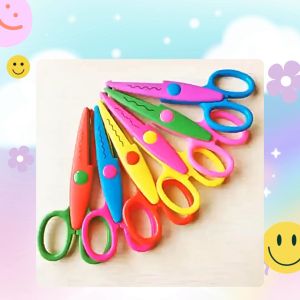 กรรไกรซิกแซก 6แบบ (ยกชุด 6 ชิ้น ) 6ลาย กรรไกรDIY scissors ใช้สำหรับตัดกระดาษเท่านั้น ราคาถูก ยกเซ็ท คละสีแต่ละแบบ สินค้าพร้อมจัดส่ง มีเก็บปลายทาง