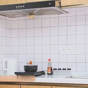 Marble Wallpaper Waterproof Oil Proof Decorate Kitchen Cooking Thickening Wall Table Hearth Sticker
