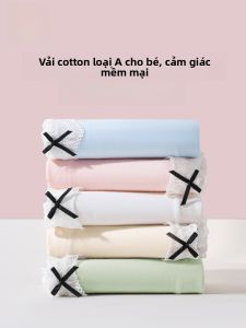 MiiOW | Quần lót tam giác thoáng khí kháng khuẩn cotton nguyên chất cho nữ mùa hè mỏng cạp vừa quần đùi ngắn kiểu dáng đơn giản
