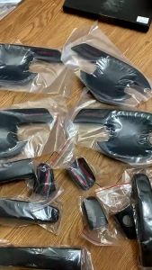 Ốp tay nắm Hõm Cánh Cửa Xe Ford Ranger 2022 - NAY nhựa đen chuẩn khít form xe