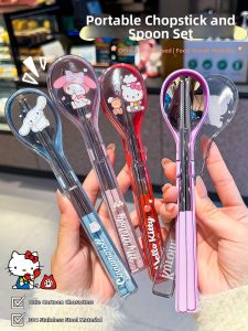 Portable Cute Stainless Steel Cutlery Set