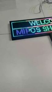 P5 Color USB LED Signage Sign Board Running Message (WATERPROOF) LED SIGNBOARD/ LED Display/Mobile App Wifi (35cm)