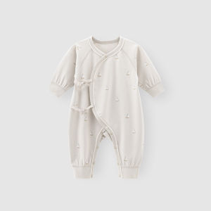 GURCOOC | Áo liền quần cotton cho trẻ sơ sinh mùa xuân thu