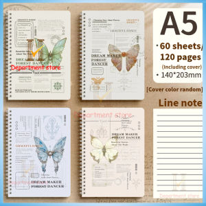 【NEW STOCK】1PCS-A5  Spiral Notebook Coil Landscape Aesthetic Classroom Student School Office Supplies