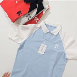 Áo Thun Polo Nam KSM Store Tay Draplang có cổ bẻ logo thêu vải Cotton dày mịn đẹp PL737