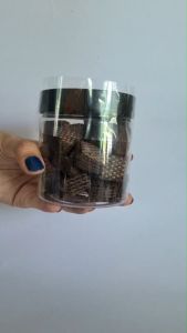 คลินิก แบบใส ขนาดเล็ก ขนาดใหญ่ แคปซีล สำหรับ 2 ขนาด 1 ขีด/5 ขีด สำหรับซีลปากฝากระปูมี