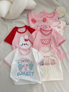 cat and fish | Cotton Girls Baby T-Shirt