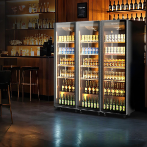 Commercial Three-Door Refrigerated Display Cabinet