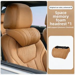 YORLELIE | Comfortable Memory Foam Car Headrest Pillow Neck Support