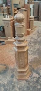 Trụ lục giác gỗ gõ đỏ