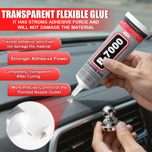 B7000 Automotive Repair Adhesive Universal formula for plastics metals and fabrics Rapid-setting in-vehicle adhesive Includes precision needle applicator 50ml 1-3 pcs.