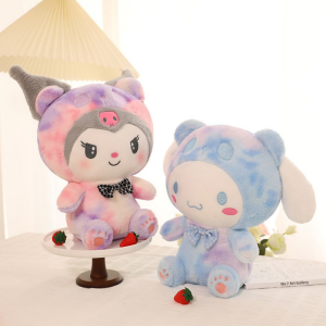 23CM Super cute Stuffed Toy With Dazzling Color Cinnamoroll Plushie Kuromi Plush PP Cotton Doll