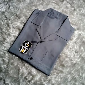 Baju/kemeja hawai/santai korea style outfit  terbaru basic navy