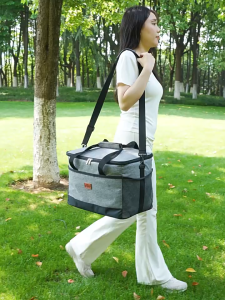 33L Large capacity Camping Picnic Insulated Cooler Bag Cooler Box Travel Lunch Ice Thermal Food Bag 户外野餐包防水冰包 B8051