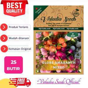 [Virladia Seeds] 25 Biji Benih Bunga Knop | Bunga kancing Mix Color