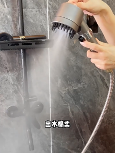 ฝักบัวอาบนํ้า ฝักบัวอาบน้ําแรงดันสูง มีโหมดนวดตัว ฝักบัวแรงดันสูง ปรับน้ำได้ 3ระดับ