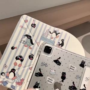 For iPad A16 11th 10th Generation Clear Back Tablet Cover for iPad Air 7 6 5 4 10.9" 11" Pro 11 12.9 Air 13 Mini 6 7 Funda Case