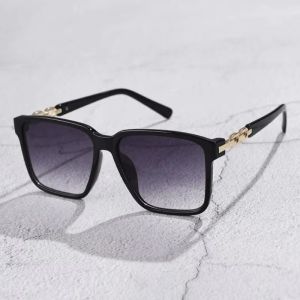 Women Square Gradient Sunglasses Luxury Style UV400 Anti-UV Outdoor Shades Female Eyewear