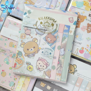 San-X Corner Critters Casual Bear Full Color Cartoon Cute Letter Paper Envelope Set Limited Edition Stationery Business Supplies