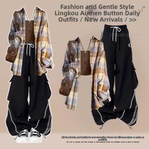 NUMEN BUTTON | Spring Lazy Style Slimming Womens Outfit 3PC Set