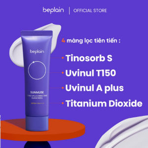Kem chống nắng Beplain Sunmuse Nâng Tone & Hiệu chỉnh da SPF 50+ PA++++ 50ml