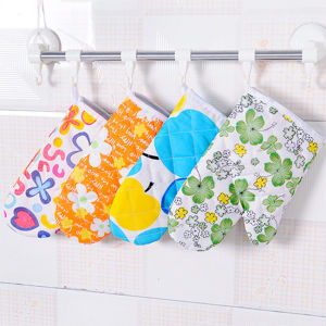 Seeko Cotton gloves microwave oven heat-resistant thickened high-temperature baking anti slip