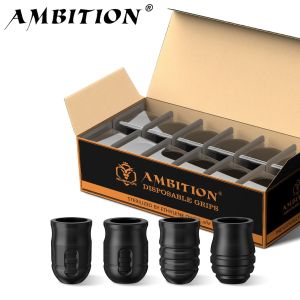Ambition P1 Disposable Tattoo Grips สําหรับ Mars-u Seher Paco ปรับสักปากกา Professional ยาง Handle Supply ศิลปิน
