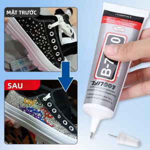 Keo Dán Siêu Dính B7000 Dùng Cho Đồ Trang Sức Thủ Công DIY Khung Gỗ & Vải Thiết Kế Chống Tắc Keo Mềm Đa Năng Của LOOLIFL