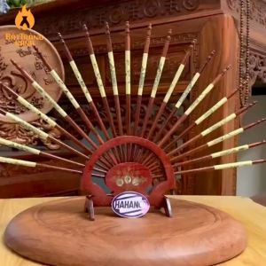 Bộ đũa thờ 10 đôi - 6 đôi + Giá đũa - Tâm linh - Truyền Thống - Văn hóa người Việt (Gỗ hương)