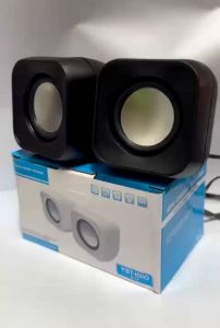 Loa Vi Tính MINI 2.0 1010 (D-16) Kết Nối Với Máy Tính Laptop Điện Thoại