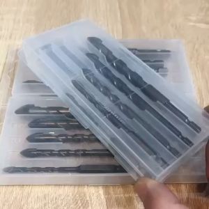 Bộ mũi khoan đa năng Nhật 5 mũi từ phi 4 đến phi 12 chuôi lục giác chuẩn có hộp đựng - Dụng cụ cầm tay
