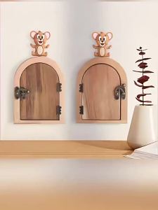 Creative Wooden Outlet Cover Decorative Protection Panel