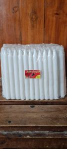 Lilin Putih Isi 50 Tipe 06 /Lilin Murah/Lilin Lampu Besar Jumbo Grosir Pack Candle P 17 D 17 Cm (T06-50 PCS)