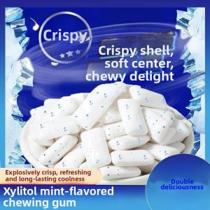 SNACKS SYMBOL | Refreshing Mint Flavor Breath Freshening Long-Lasting Chewing Gum