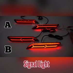 Honda City (2017-2019) Facelift GM6 Reflector Rear Bumper Reflector LED DRL Daylight Running Signal Brake Light Foglamp Foglight Spotlight 2017 2018 2019