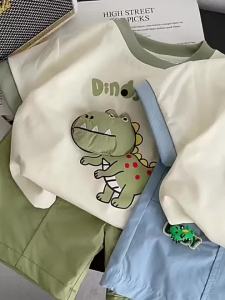 Toddler Baby Boy Girl Clothing Sets Summer Children Cartoon 2pcs Outfits T-shirt+Shorts Suits Kids Casual Infant Tracksuit