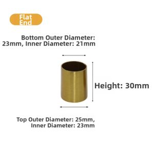 Titanium Gold Stainless Steel Furniture Leg Covers