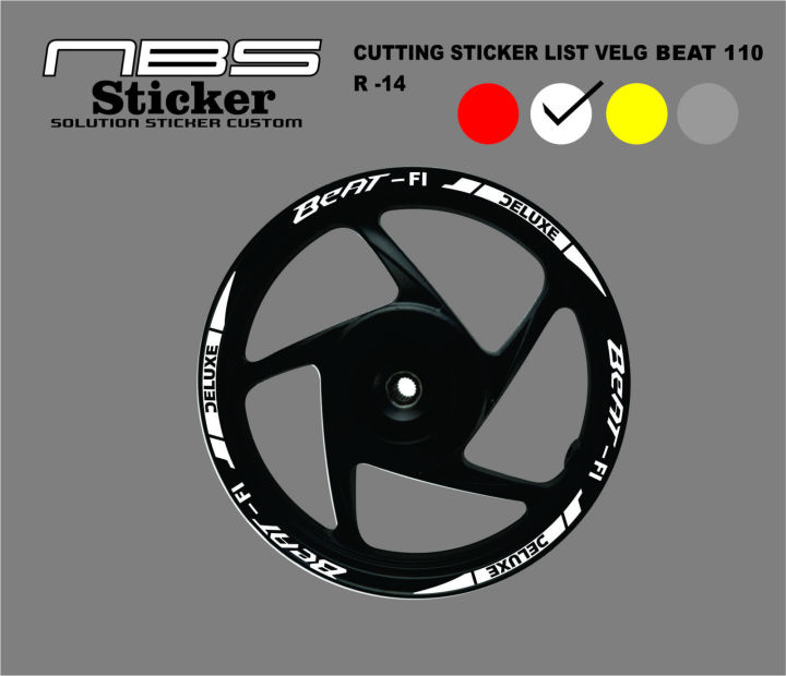 Cutting Sticker List Velg Beat Lazada Indonesia