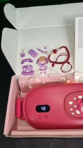 Máy massage bụng kinh đai massage bụng kinh máy massage làm ấm bụng kinh pin sạc tiện lợi - Lovely Gift 4U